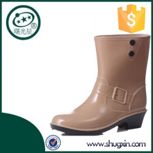 botas mujeres pvc moda tradicional color brillante para los trabajadores zapatos B-815